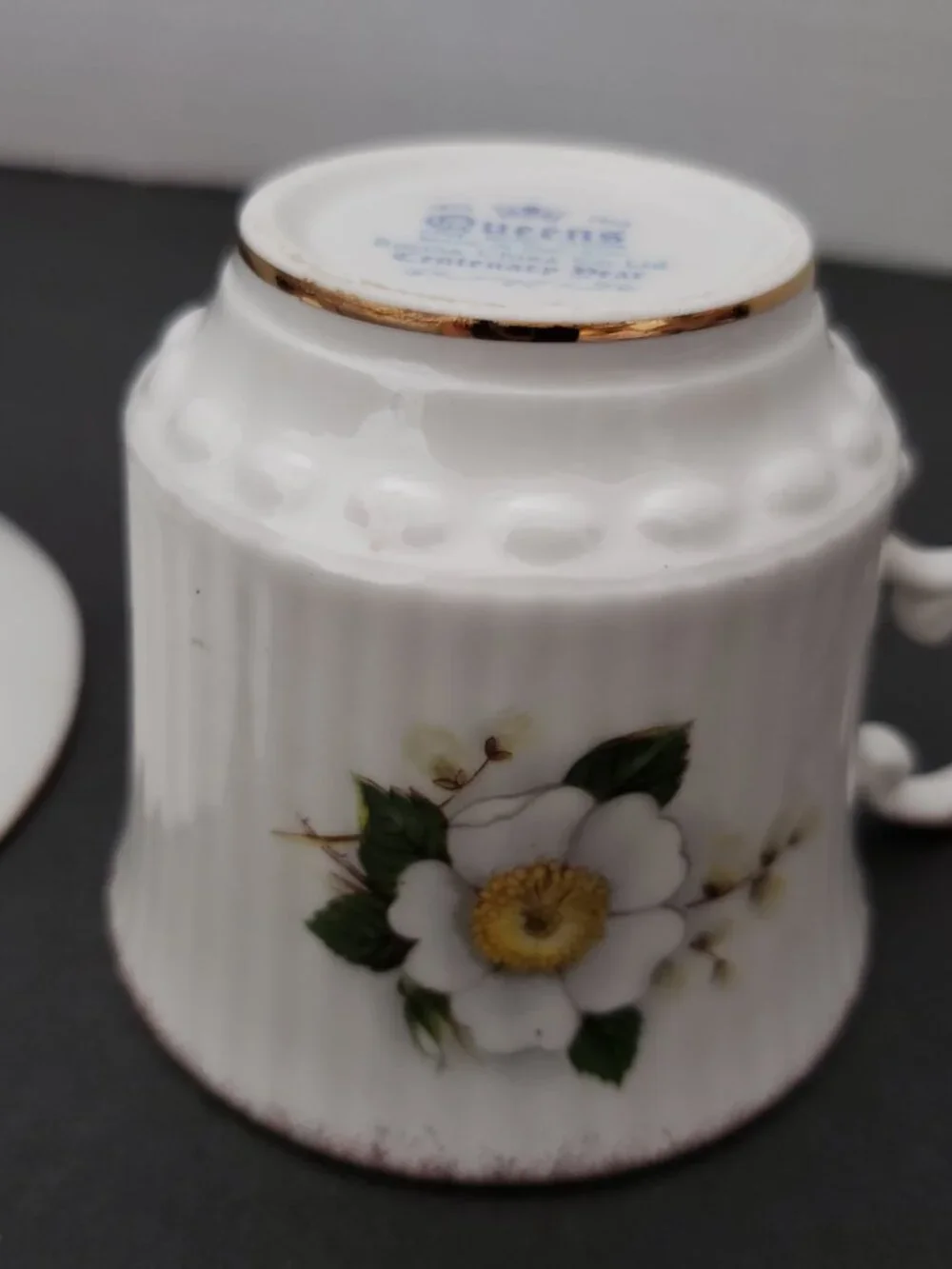 Vintage Rosina Queen's Fine Bone China Floral Tea Cup & Saucer